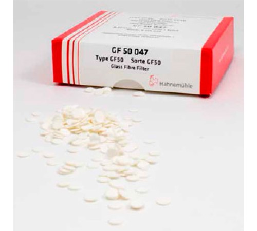 Фильтры Hahnemühle GF50 из стеклянного микроволокна, круглые, Ø 25 мм, без связующих агентов